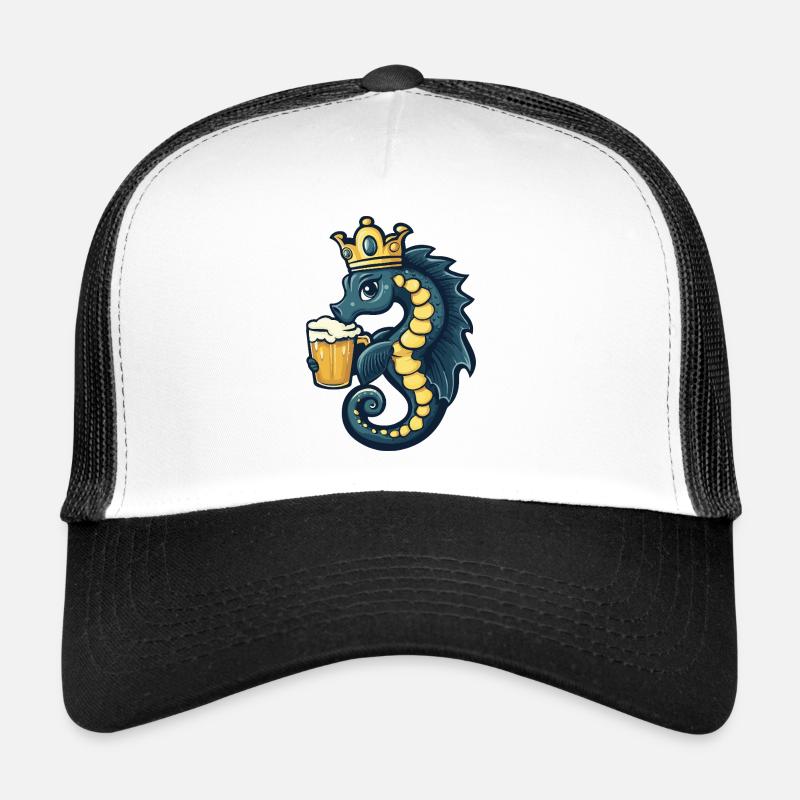 Seepferd Bier Lustig Trucker Cap