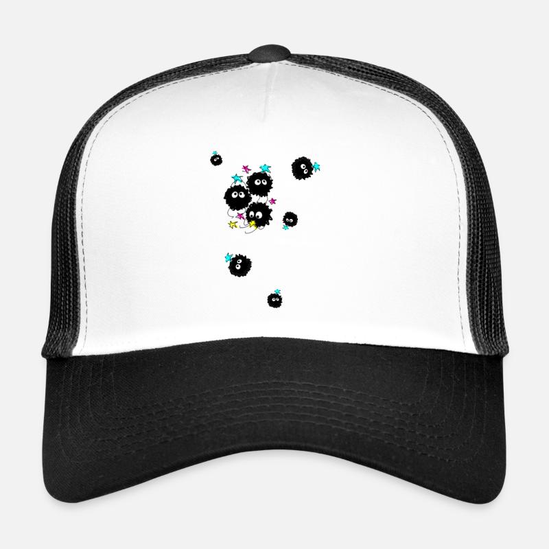 Staub, illustration, Comic - Trucker Cap - Weiß/Schwarz