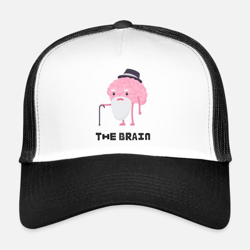 The Brain - Grandpa Brain with Hat and Cane Trucker Cap