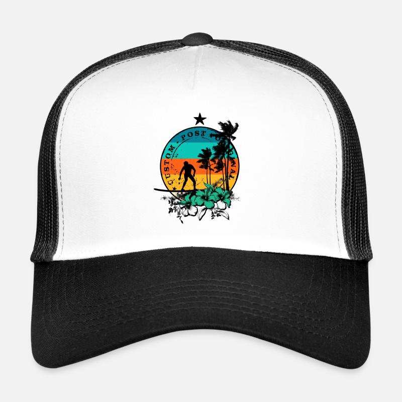 Retro surfing Trucker Cap