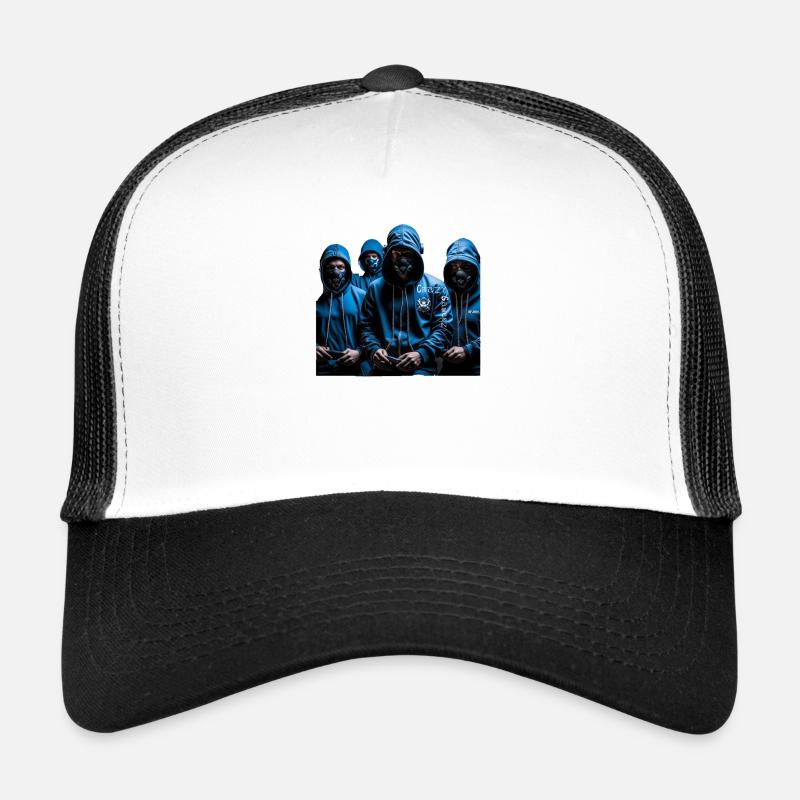 Crazygamerz - Trucker Cap - white/black