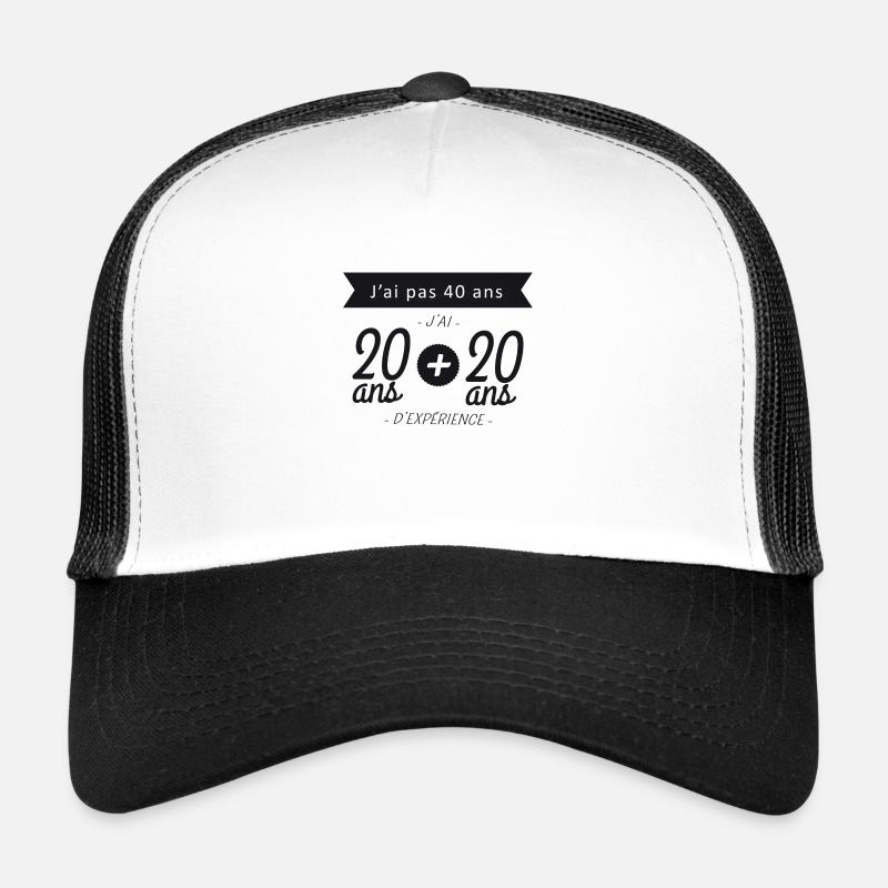 Années d'expérience Casquette trucker 