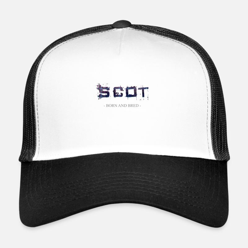 Tartan Scot - Black Trucker Cap
