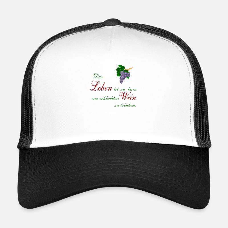 "Das Leben ist zu kurz ..." by Claudia-Moda Trucker Cap