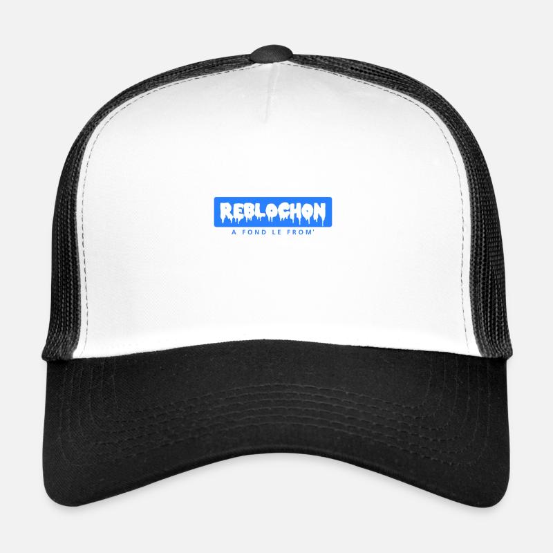 Reblochon - Casquette trucker  - blanc/noir