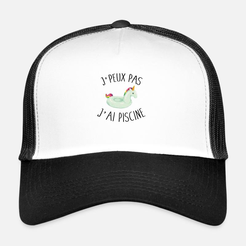 Je peux pas j'ai piscine Casquette trucker 