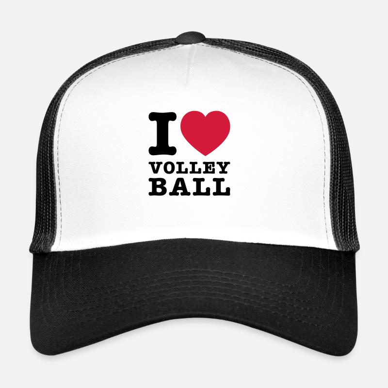 J'aime le volleyball 2 Casquette trucker 