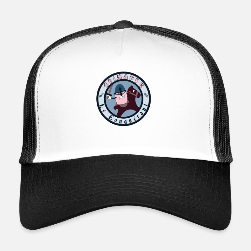 Guimauve le Conquérant - Casquette trucker  - blanc/noir