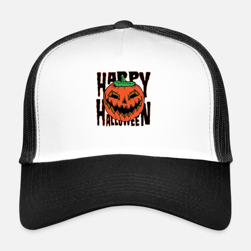 Halloween de - Trucker Cap - Weiß/Schwarz