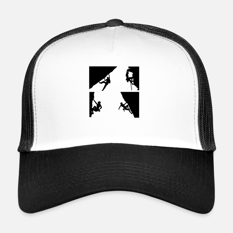 Klettern - Trucker Cap - Weiß/Schwarz