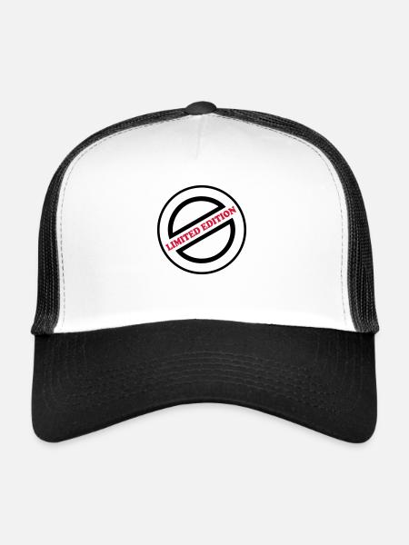Limited Edition - Casquette trucker  - blanc/noir - Devant