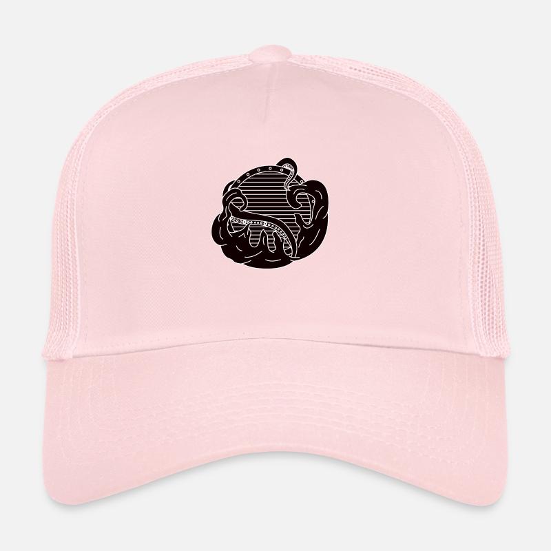 Wellen Kraken Tattoo Geschenkidee Trucker Cap