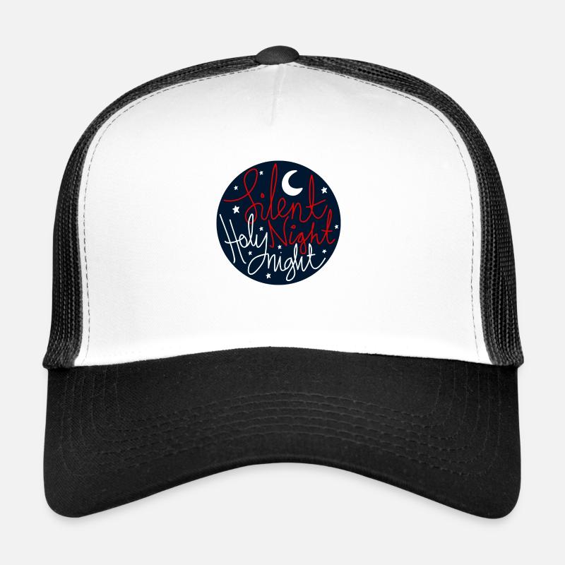 Nuit silencieuse Nuit sainte Casquette trucker 
