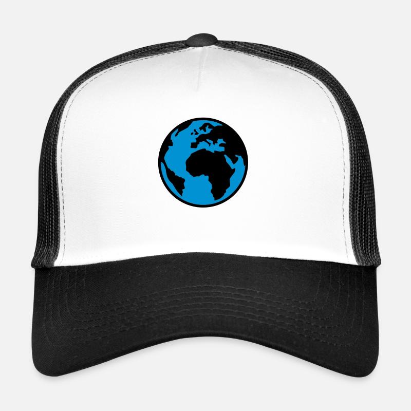 Earth - World - Globe - 2C Trucker Cap