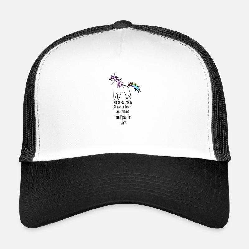 Glückseinhorn Taufpatin Trucker Cap