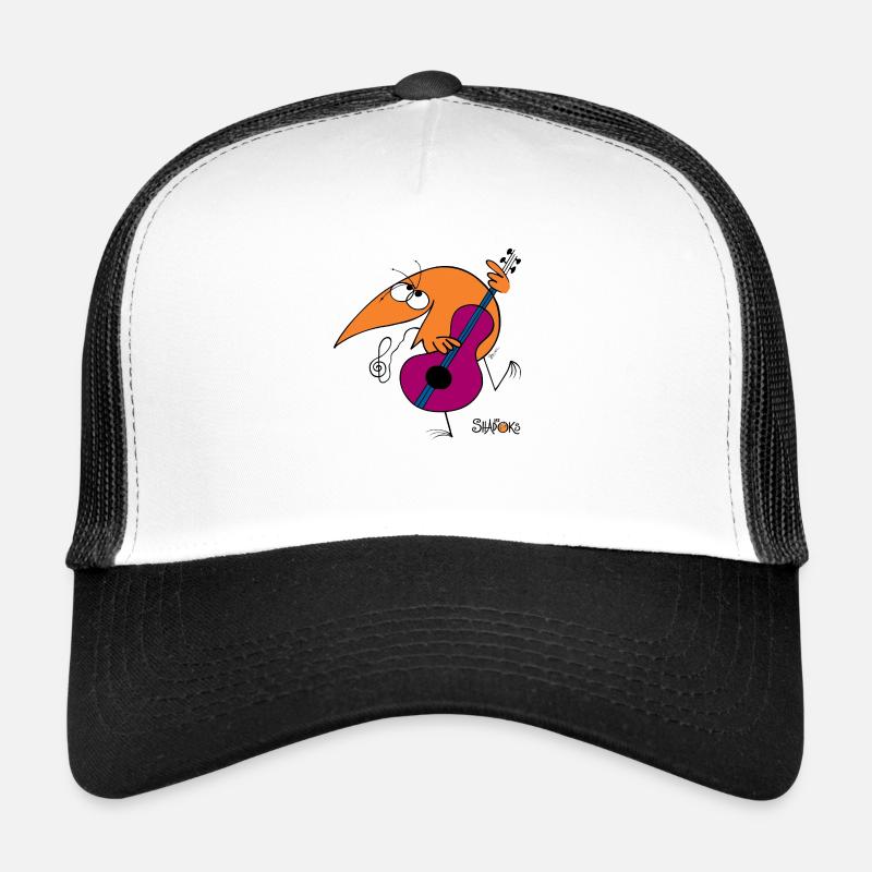 Shadok musician - Trucker Cap - white/black