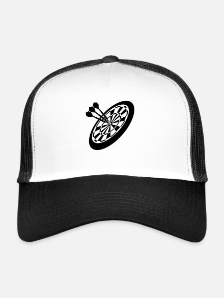 Dart Sport - Trucker Cap - white/black - Front