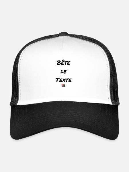 Beast of text, Word Games Francois Ville - Trucker Cap - white/black - Front