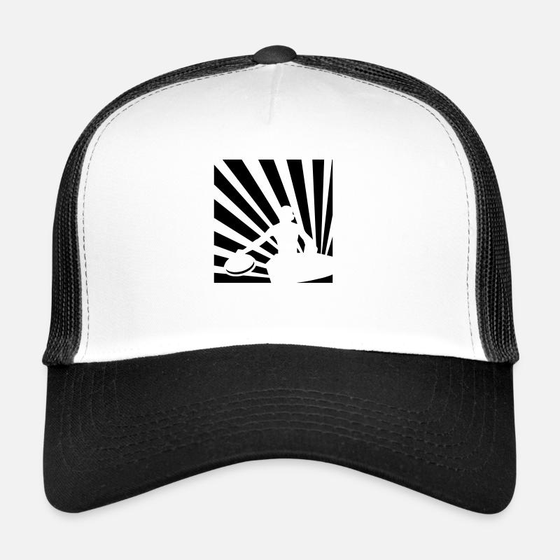 DeeJay - Trucker Cap - Weiß/Schwarz