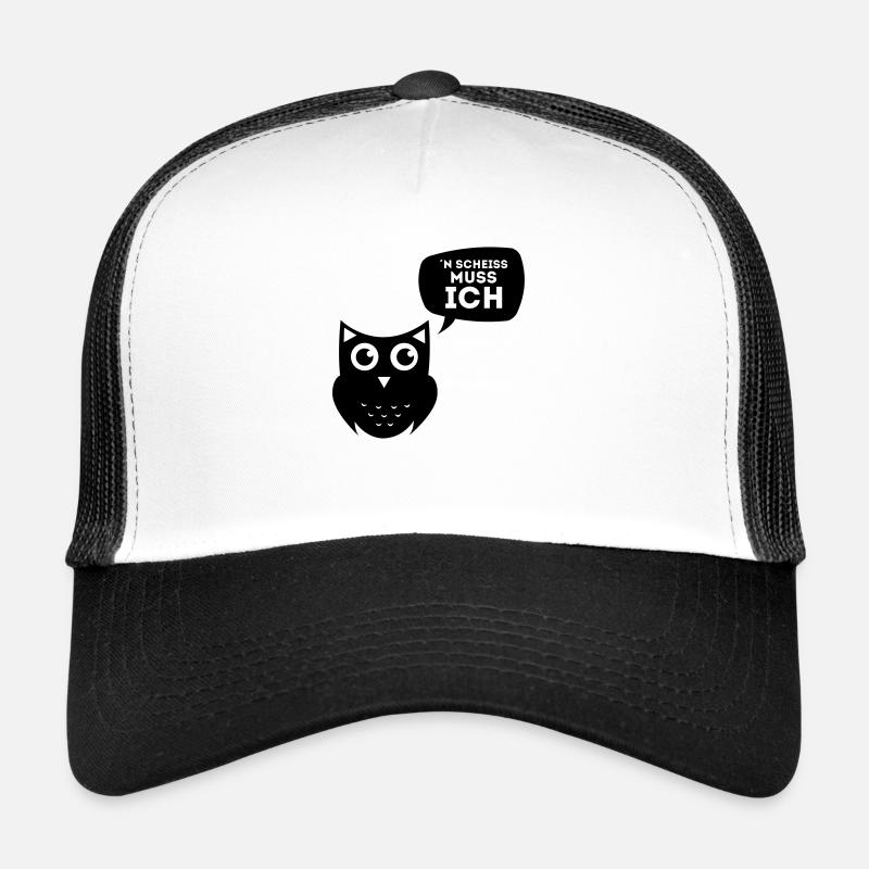 N SCHEISS MUSS ICH - EULENSHIRT Trucker Cap