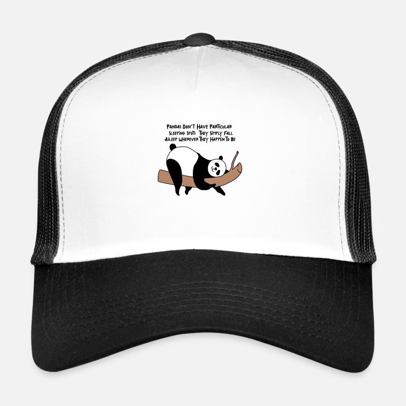 Cadeau de sommeil de sommeil de bambou de panda drôle Casquette trucker 
