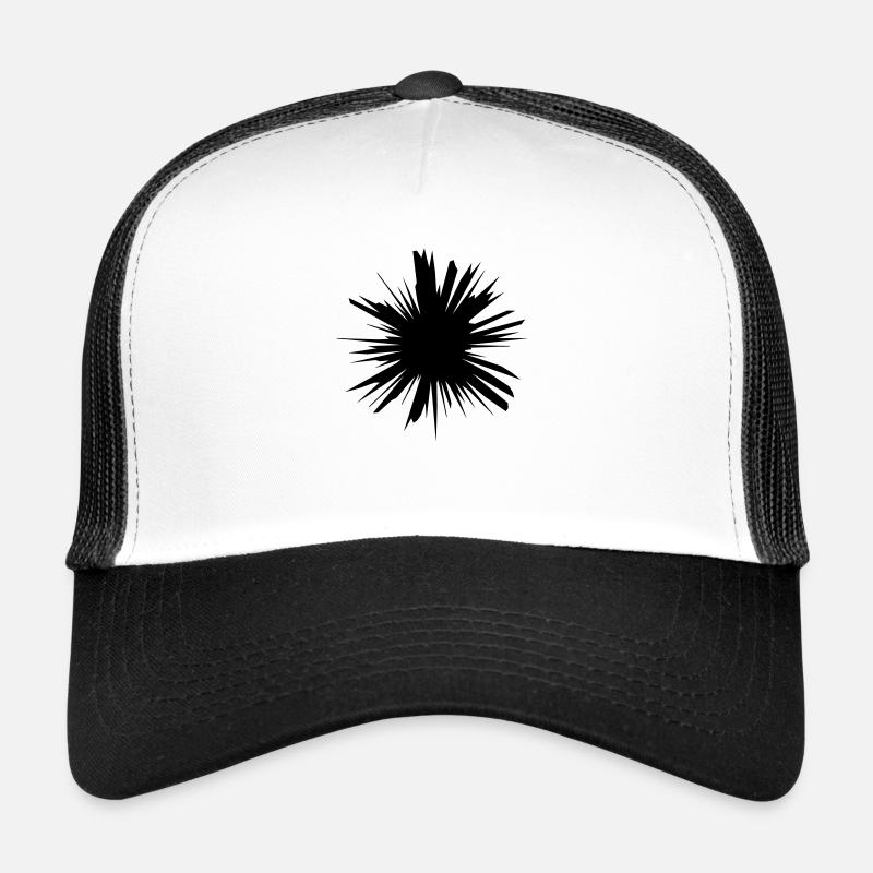 Explosion destruction blast design Trucker Cap