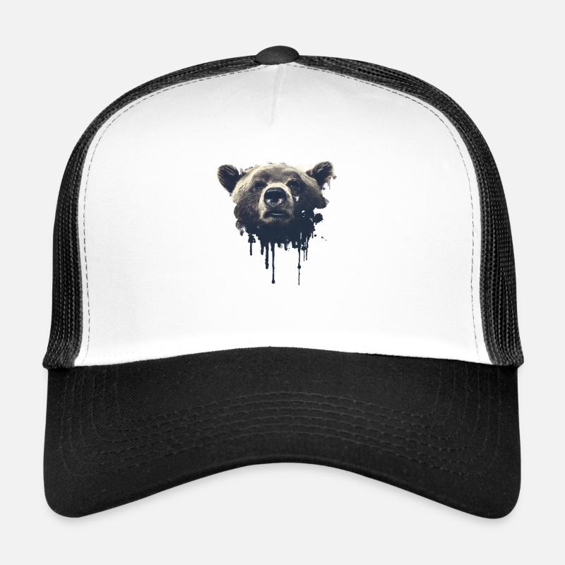 Grizzly - Trucker Cap - Weiß/Schwarz