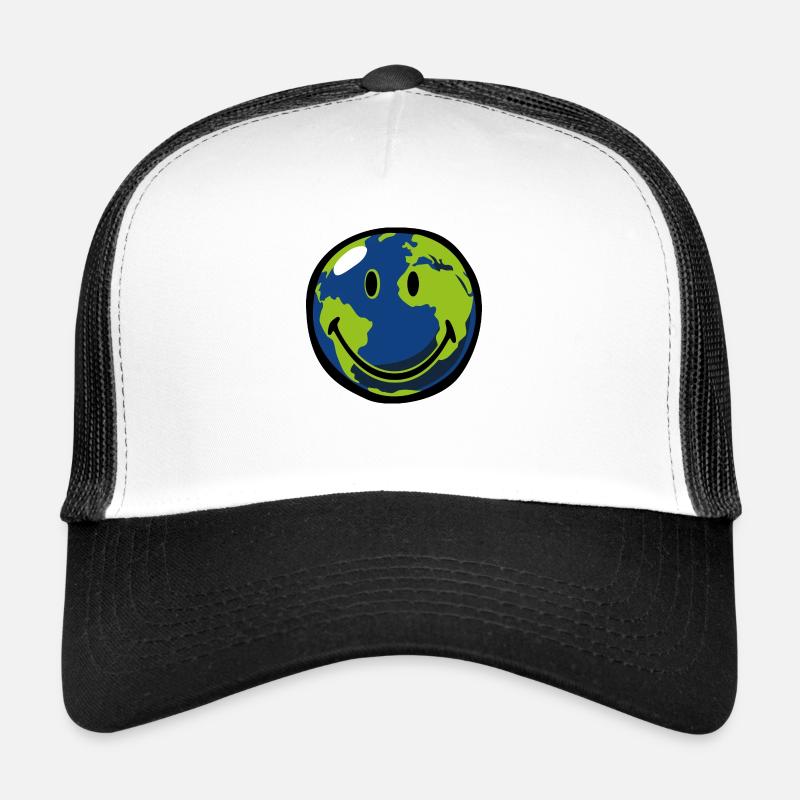 Smiley Earth Trucker Cap