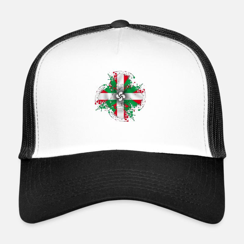 Ddrapeau Basque - Ikurriña Casquette trucker 