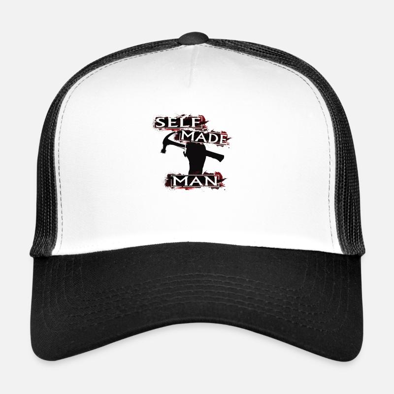 self made man Trucker Cap