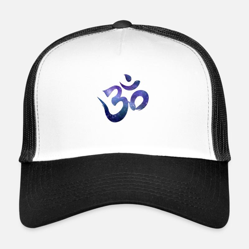 Om sign - Trucker Cap - white/black