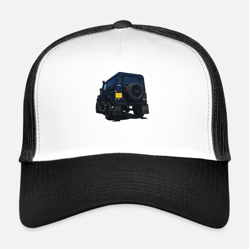 Offroading - Trucker Cap - Weiß/Schwarz