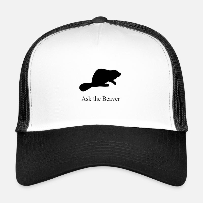 Ask the Beaver Collection [clean collection] Trucker Cap