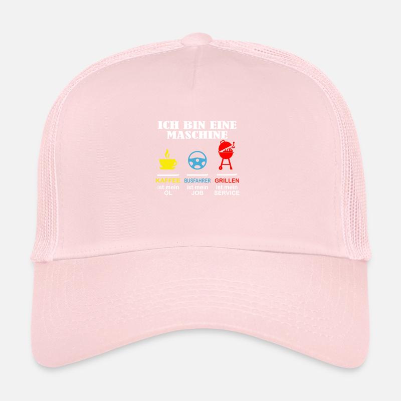 Busfahrer- Ich bin eine Maschine Trucker Cap