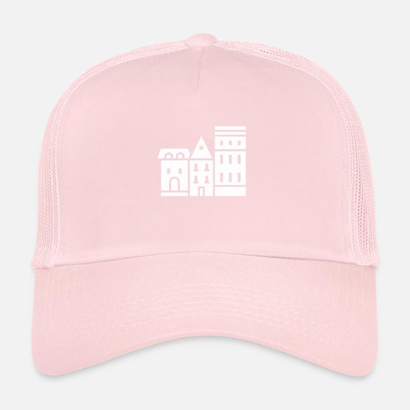 three buildings Trucker Cap