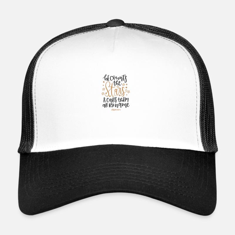 Psalm 147 4 5798 Trucker Cap