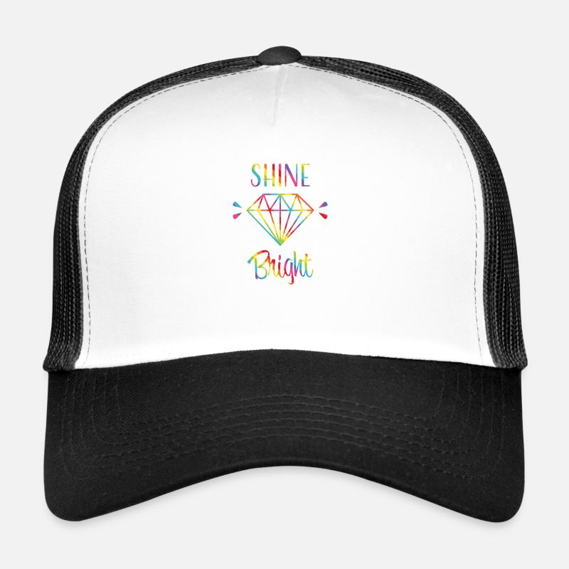 Shine Bright Like a Diamond Diamond light glow Trucker Cap