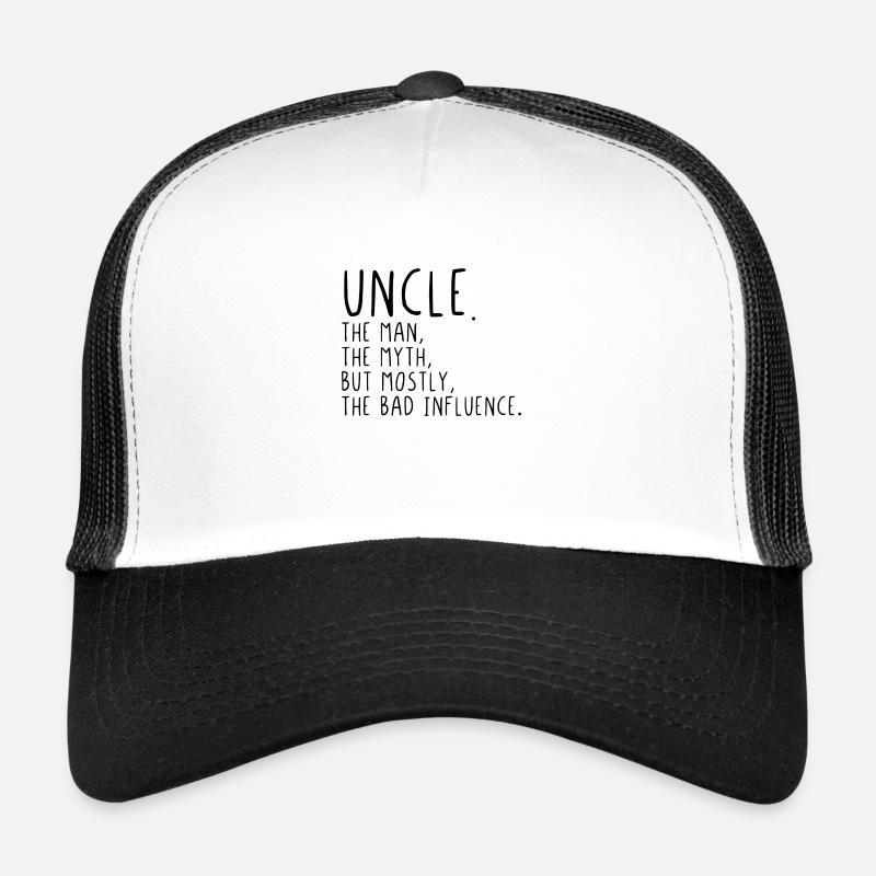 Uncle - Trucker Cap - Weiß/Schwarz