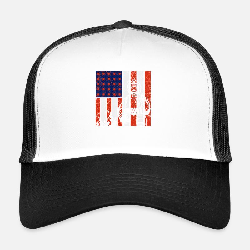 Feuerfeuer - Trucker Cap - Weiß/Schwarz
