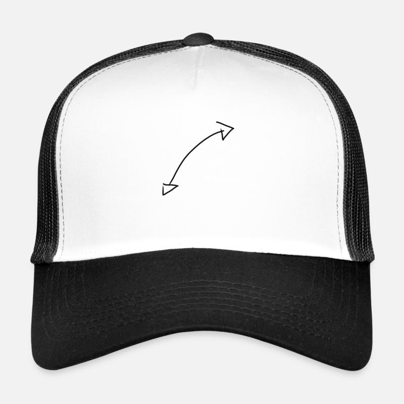 Arrow Pfeil - Trucker Cap - Weiß/Schwarz