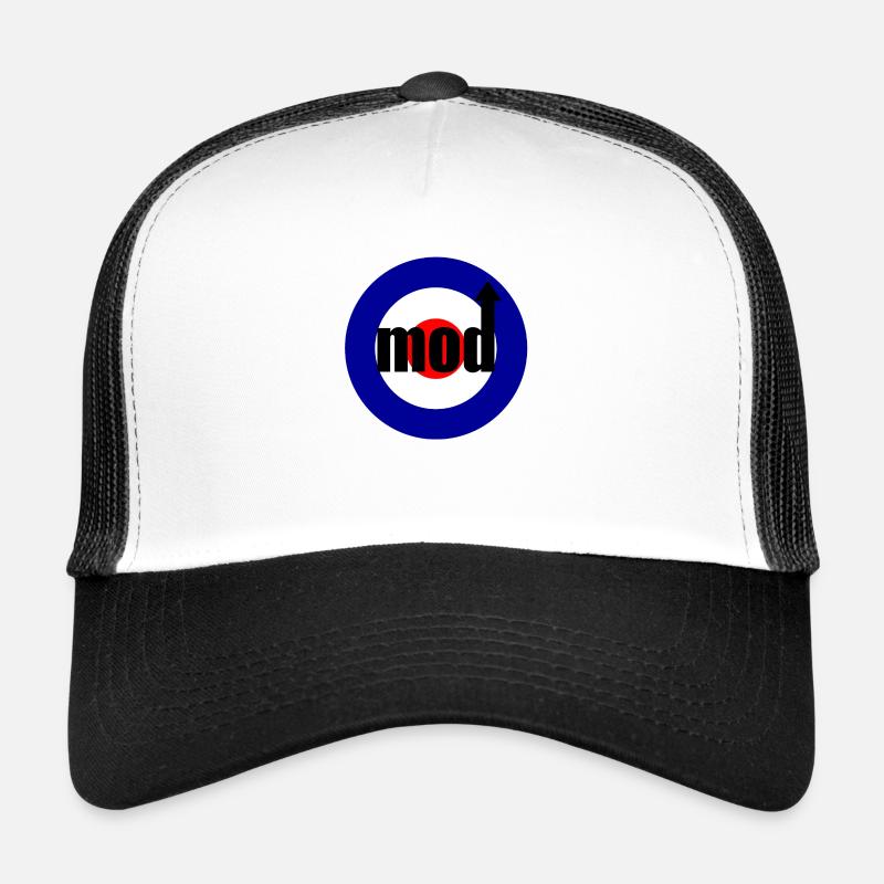 Mod / Quadrophenia - Trucker Cap - white/black