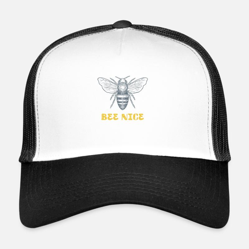 Bee nice environment beekeeper honey insect gift Trucker Cap