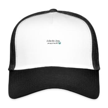 Admin Sys, parce que je le vaux bien ! - Casquette trucker  - blanc/noir - Devant