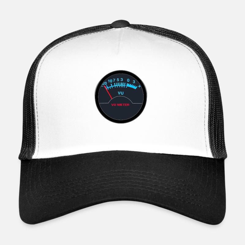 VU Meter Analogique Rétro Audio Rétro Casquette trucker 