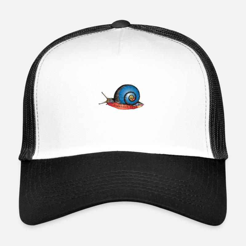 Psychedelische Schnecke Trucker Cap
