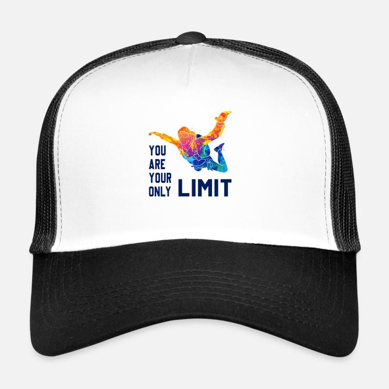Skydive Skydiver Skydiver Freefall - Trucker Cap - white/black
