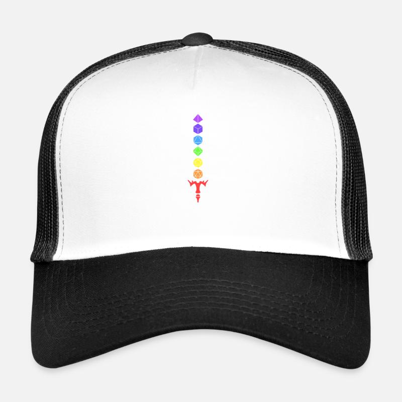 Regenbogen-Schwert ab rollenspiele - Trucker Cap - Weiß/Schwarz