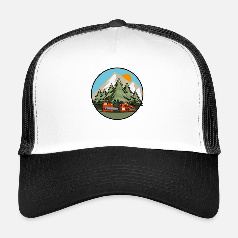 Tronçonneuse - Nature Casquette trucker 