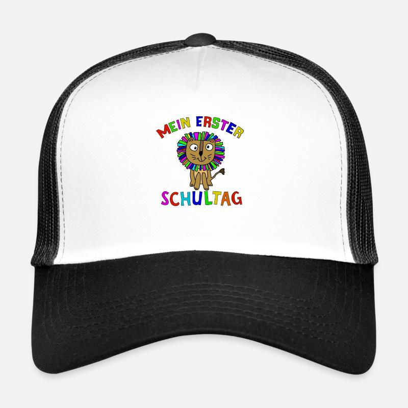 1. Schultag - Trucker Cap - Weiß/Schwarz
