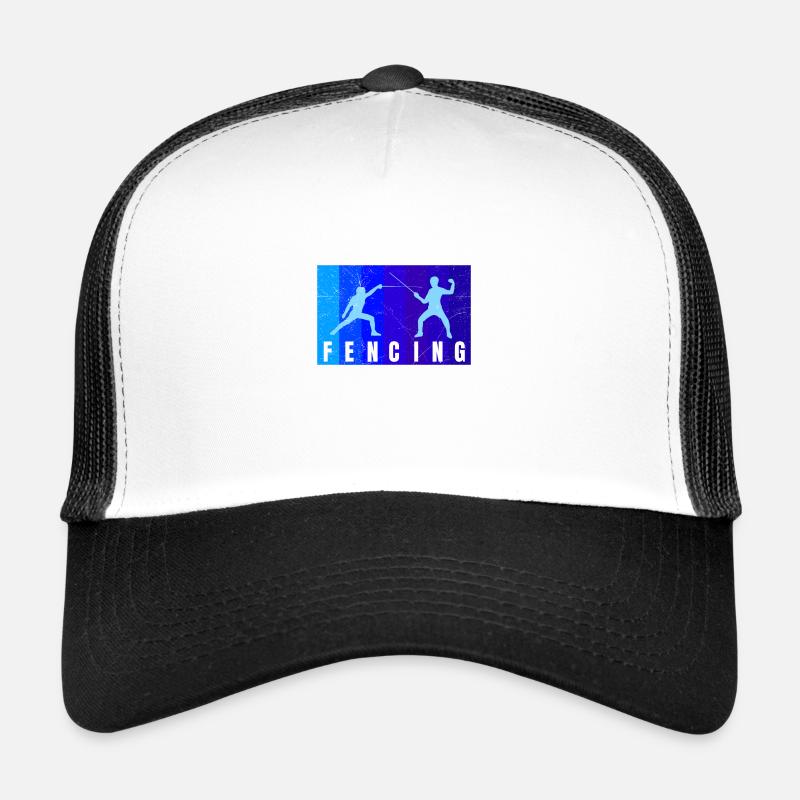 Fencing Duel Fencer Gift Idea Trucker Cap
